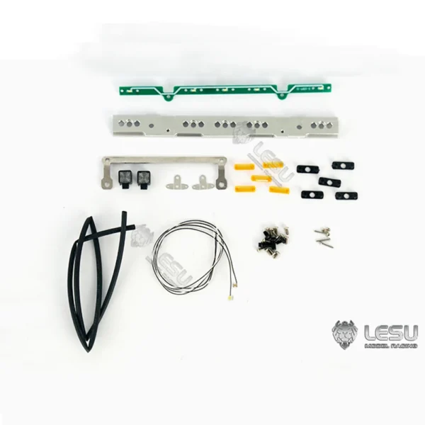 타미야 R620 R470 1/14 RC 트랙터 트럭 엔지니어링 모델 장난감 LED 하이루프 리어라이트 업그레이드 개조 부품 LESU S 1292 - 이미지 2