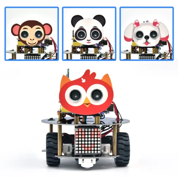 Keyestudio 다기능 스마트 작은 거북이 로봇 자동차 V3.0 Arduino 로봇 STEM 어린이 장난감 프로그래밍 가능 로봇 키트 - 이미지 5
