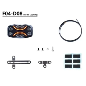 [1개 F04 D08] JUWUBA RC 트럭 루프 조명 제어 보드 1/14 Tamiya SCANIA 770S R620 Volvo FH16 BENZ Arocs MAN TGX 자동차용