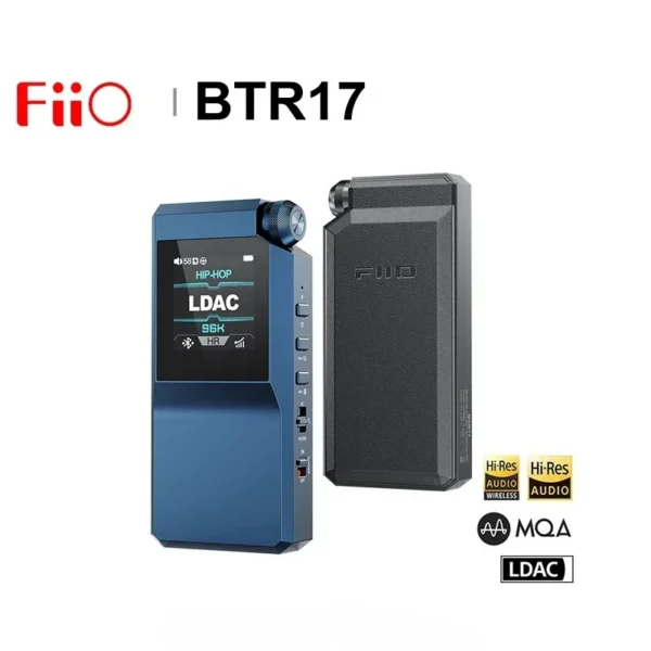 FiiO BTR17 고해상도 Bluetooth AMP MQA USB DAC THX 3.5mm 4.4mm 균형 LDAC DSD256