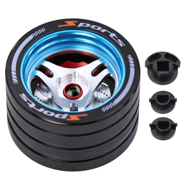 RC 원격 제어 알루미늄 핸드휠 스티어링 휠 (산와 MT4/MT5/M12/M17용) 후타바 4px/7px/10px 플라이스카이 NB4 Ko Ex Next Wfly X9 - 이미지 8
