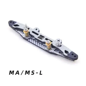 [MA MSL 실버 프런트] 자체 제작 카본 파이버 스테이 MS/MSL/MA/FMA/VZ/S2 AT 스프링 프런트 파트 더블 스피어 테일 키트 수도꼭지 프테리스 타미야 미니 4WD 자동차