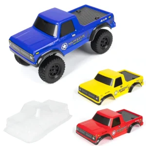 플라스틱 F150 픽업트럭 투명 바디 셸 125mm 휠베이스 1/24 RC 크롤러카 축 방향 SCX24 업그레이드 부품