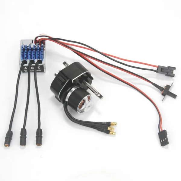 풀 메탈 기어박스 업그레이드 키트 2322 2600KV 무브러시 모터 AM32 45A ESC SM3P/T 플러그 1/12 RC 크롤러 자동차용 MN82 MN78 MN168 MN99 - 이미지 5