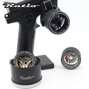 RATIO 건 타입 RC 원격 제어 금속 핸드 휠 SANWA NB4 7PX X9 방향 휠 수정 휠 장식