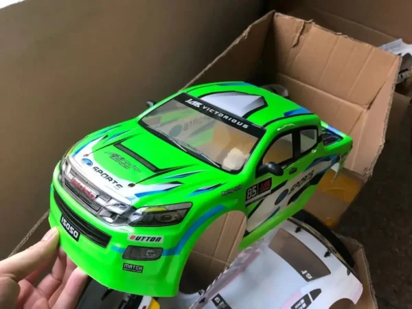 CSOC 1/10 자동차 쉘 키트 액세서리 대형 오프로드 4WD 속도 원격 제어 드리프트 레이싱 트럭 RC PVC 장난감 성인용 - 이미지 4