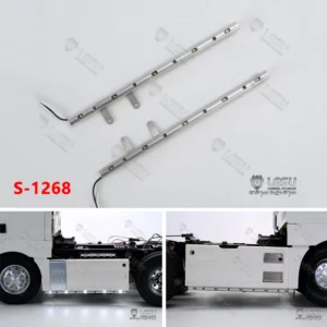 LESU 1/14 RC 트럭 사이드 스커트 장식 조명 폭 조명 경고등 S 1268 타미야 트랙션 트럭 DIY 개조 부품용