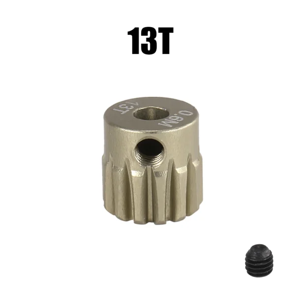 M0.6 3.175mm 7075 알루미늄 합금 모터 기어 13T 14T 17T 19T 20T 22T 26T 28T 30T 33T 금속 피니언 1/10 RC 자동차 부품 - 이미지 8