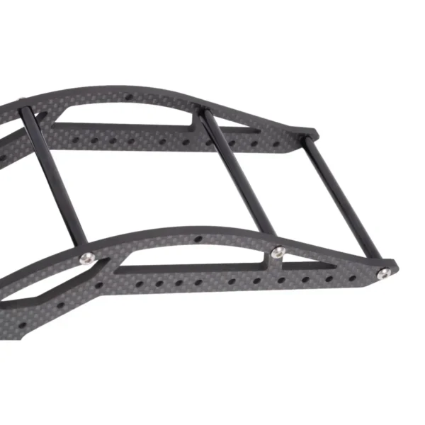 1/10 RC 크롤러 장비용 링크가 포함된 4.1mm 카본 파이버 MOA 섀시 키트 1세트 Capra F9 오프셋 포털 액슬 1.9S 2.2S 컴프 빌드 - 이미지 5