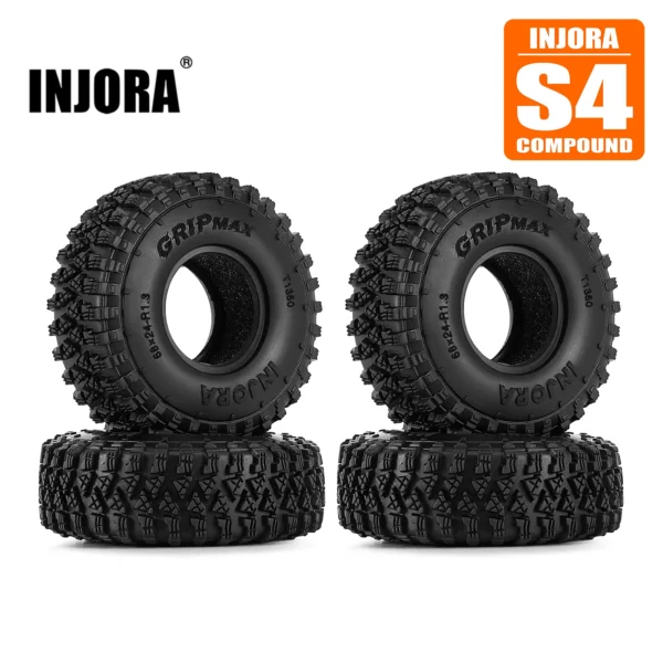 INJORA S4 1.3인치 68*24mm 타이어 (1/18 1/24 RC 크롤러용) (T1350)