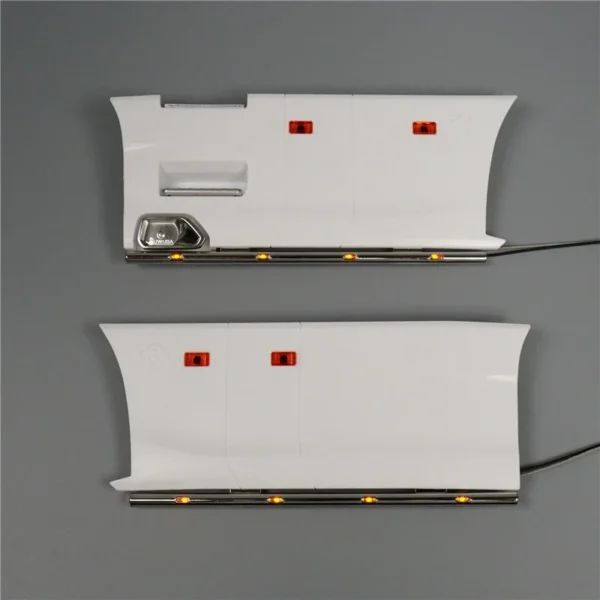 RC 트럭 LED 사이드 스커트 조명 램프 바 1:14 스케일 타미야 티퍼 스카니아 770S 6X4 56368 모델 자동차 DIY 부품