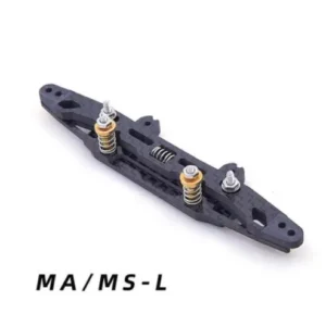 [MA MSL 블랙 프런트] 자체 제작 카본 파이버 스테이 MS/MSL/MA/FMA/VZ/S2 AT 스프링 프런트 파트 더블 스피어 테일 키트 수도꼭지 프테리스 타미야 미니 4WD 자동차