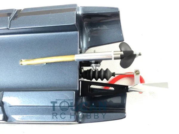 Toys M380 유리 섬유 회색 전기 레이싱 PNP RC 보트 소년용 야외 선물 W/ 모터 서보 ESC 소년용 TH02615 SMT2 - Image 6