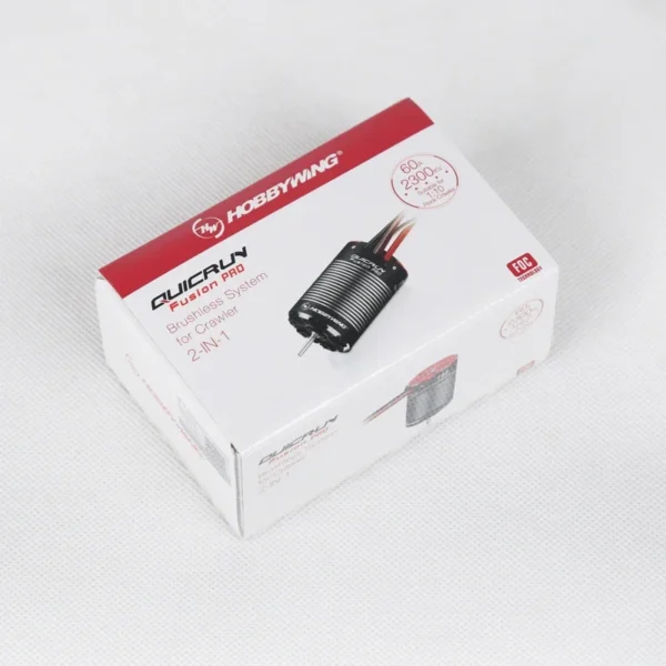 HOBBYWING QUICRUN Fusion PRO 2 IN 1 60A 2300KV 브러시리스 모터 ESC 통합 1/8 1/10 RC 원격 제어 모델 자동차 크롤러 - 이미지 5