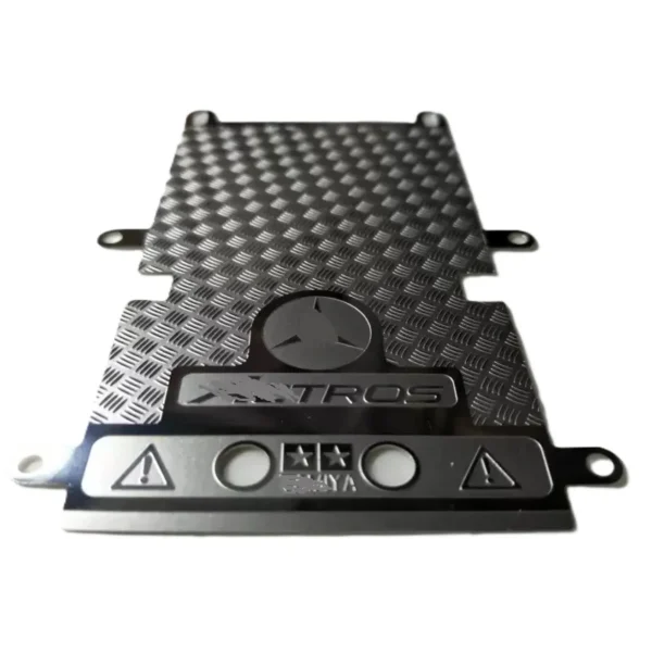 1/14 타미야 RC 트럭 카 스카니아 770S R620 벤츠 MAN 킹 홀러 DIY 부품 장난감용 시뮬레이션 메탈 실버 테일 스키드 플레이트 - 이미지 5