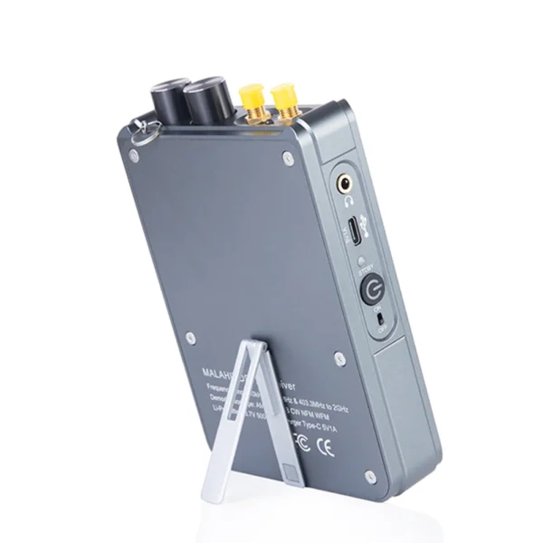 DSP2 SDR 말라카이트 라디오 수신기 10kHz 380MHz 404MHz 2GHz 라디오 스피커 5000mAh 배터리 조절 가능 필터 3.5인치 터치 LCD - 이미지 5