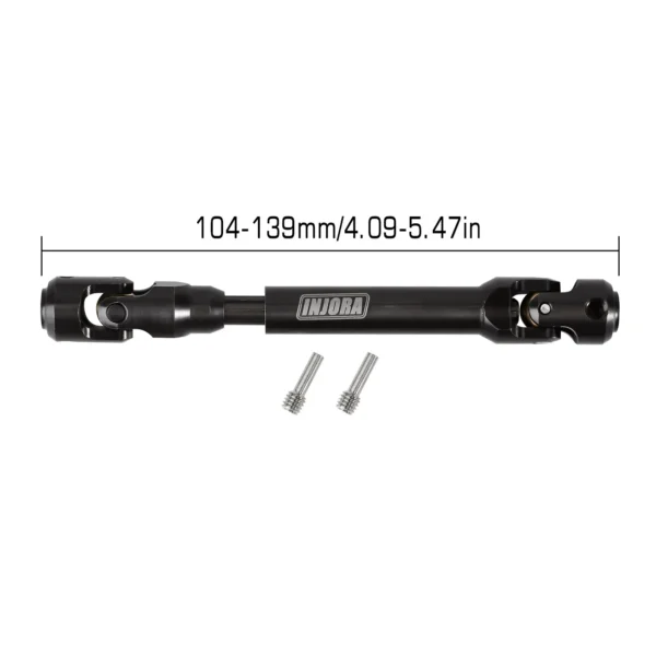 INJORA 1/10 RC카 크롤러 Axial SCX10 90046 AXI03007 TRX4 Redcat Gen8용 스틸 고강도 드라이브 샤프트 - 이미지 10