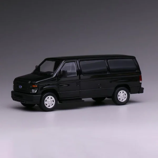 596 모델 1/64 스케일 포드 e350 경찰차 도색 다이캐스트 합금 모델 자동차 수집 및 전시용 - 이미지 2