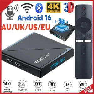 2025 스마트 TV 박스 안드로이드 16 TV 박스 14K 2.4G 5G 듀얼 WiFi 6 셋톱 박스 비디오 미디어 플레이어 16G 256G 홈 셋톱 박스
