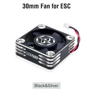 [ESC용 30mm 실버] 로켓 RC 팬 25mm 30mm 35mm 40mm 50mm SURPASS HOBBY 방열 냉각 팬 1/10 1/8 브러시리스 모터 RC 자동차 부품용.