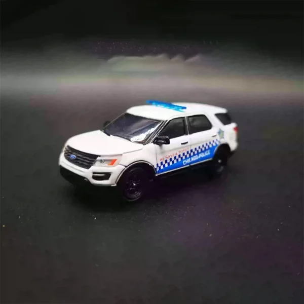 [자동차 10] 596 합금 자동차 1:64 스케일 응답자 뉴욕시 경찰 다이캐스트 컬렉션 모델 자동차 어린이 장난감