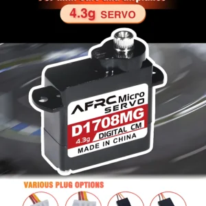 AFRC D1708MG 메탈 기어 4.3g 마이크로 디지털 서보