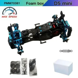 [D5 미니 폼박스] RC카 3RACING 사쿠라 D5 S SG 미니 키트 1:10 카본 파이버 DIY 모델 원격 제어 슈퍼 리어 드라이브 드리프트 고속 레이싱 프레임