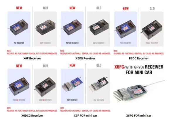 RC 서보 DUMBORC X6F/X6FG/X6DC/X6DCG 2.4G 6CH 무선 조종 시스템 수신기 X4 X5 X6 X6P 송신기 RC 자동차 보트용 - 이미지 10