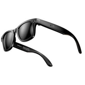 Bakeey w600 AI 스마트 안경 1인칭 시점 카메라 블루투스 5.4 음성 지원 12시간 배터리 IP65 방수 35g 경량 블로깅 촬영용 핸즈프리