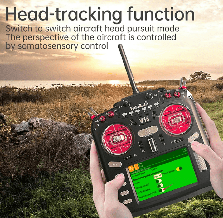 HelloRadio V16 pro ELRS /4-In-1 Multi EDGETX 홀 짐벌 리모컨 - 이미지 5