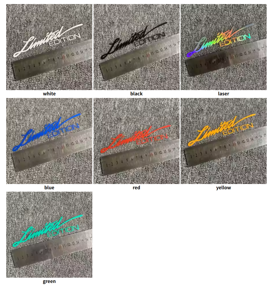 한정판 자동차 스티커 자동차 스타일링 비닐 데칼 자동차 차체 유리 장식 방수 반사 스티커 오토바이 스티커 - 이미지 5