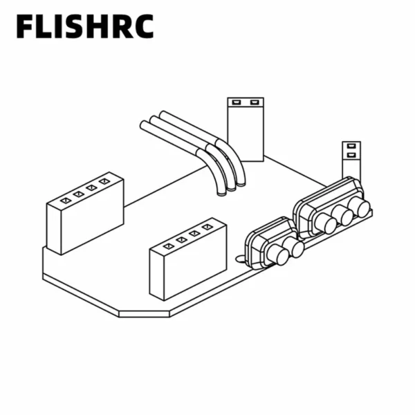OMPHOBBY M2 RC 헬리콥터 ESC 세트 EXP V2 OSHM2072에 적합 - 이미지 2