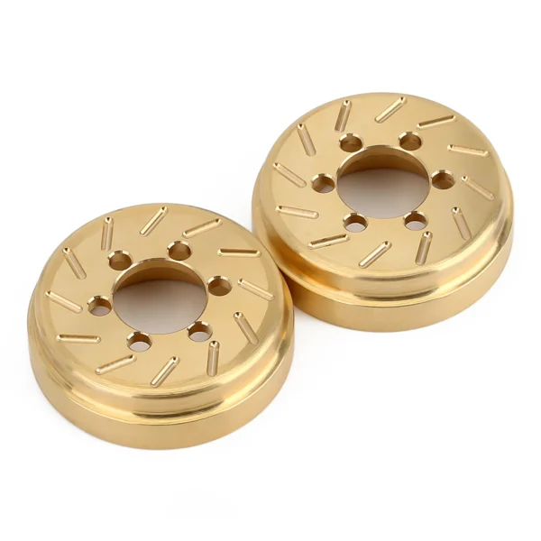 INJORA 2PCS 황동 63g 내부 카운터웨이트 1.9인치 2.2인치 휠 림 Axial SCX10 90046 TRX4 TRX6 VS4-10 RC 크롤러 자동차용 - 이미지 6