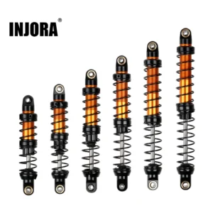 INJORA 금속 충격 흡수 장치 70/80/90/100/110/120mm 오일 댐퍼 1/10 RC 크롤러 카 Axial SCX10 90046 AXI03007 TRX4 TRX6용