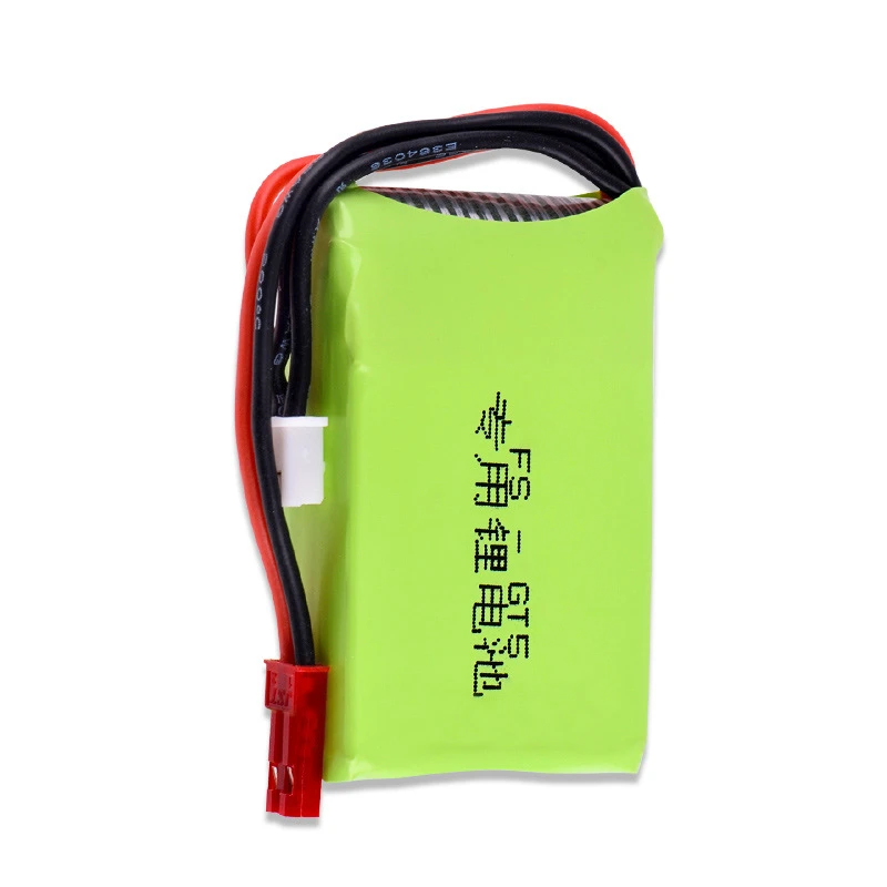 Flysky FS-GT5 송신기 RC 모델 부품 장난감 액세서리 7.4V 충전식 리튬 배터리용 새 7.4V 1500mAh 리포 배터리 - 이미지 2