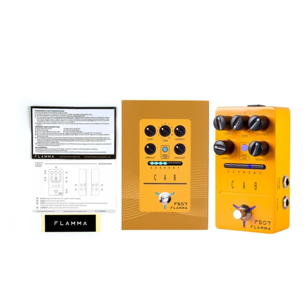 FLAMMA FS07 IR 캐비넷 시뮬 페달 기타 이펙터 임펄스 응답 로더 7 프리셋 11 팩토리 IR - 이미지 6