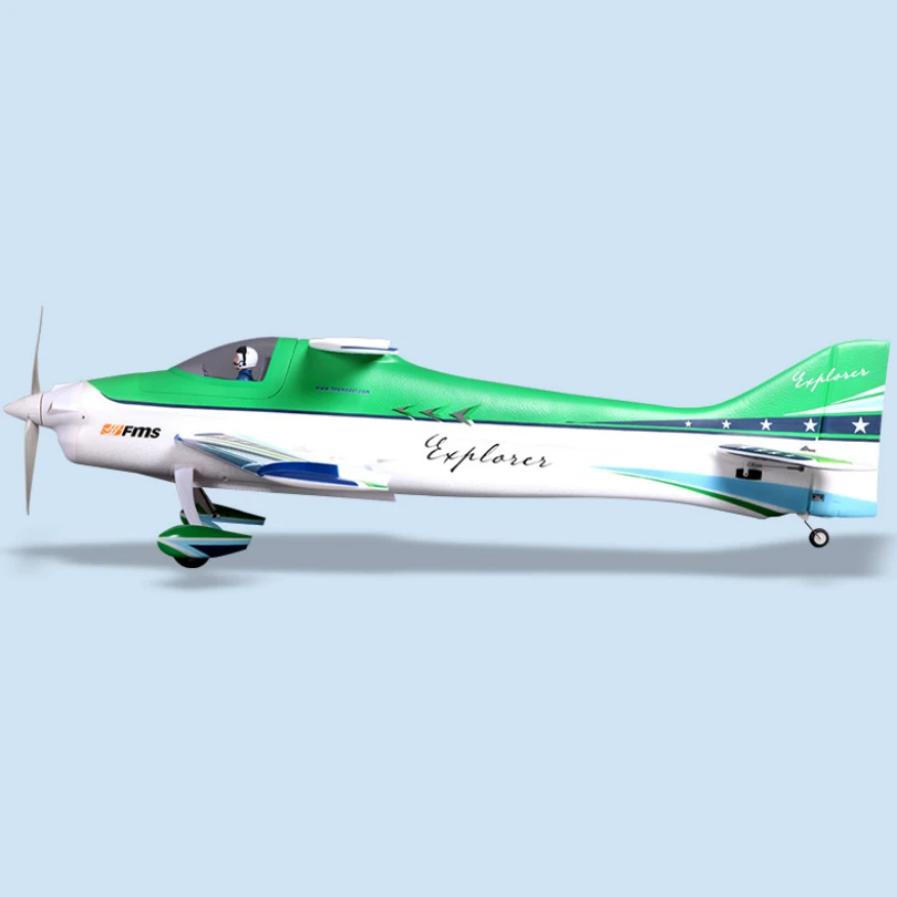PNP: FMS RC 비행기 1020mm F3A 익스플로러 4CH 3S 곡예 3D 스포츠 PNP EPO 무선 조종 취미 모형 비행기 항공기 Avion - 이미지 4