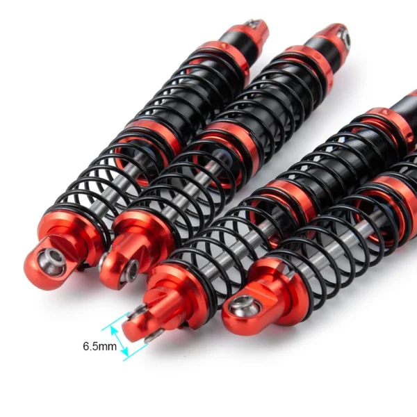 AXSPEED 4개/세트 오일 조절식 스프링 충격 흡수 장치 댐퍼 75/85/95/105/115/125mm D90 SCX10 TRX4 1/10 RC 자동차 트럭 크롤러용 - 이미지 4