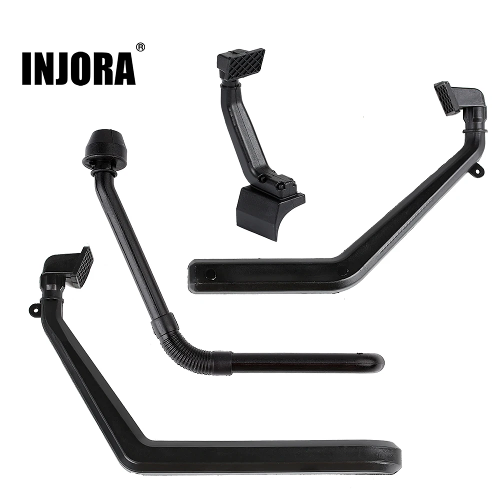 INJORA RC 자동차 플라스틱 스노클 1/10 RC 크롤러 축 SCX10 90046 AXI03007 지프 랭글러 LC80 체로키 TRX4 수비수