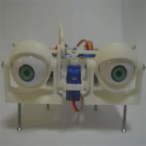 PS2 제어 로봇 눈 SG90 3D 로봇 눈 프레임 Arduino 로봇 DIY 오픈 소스 코드 ESP32/UNO 프로그래밍 가능 로봇 스타터