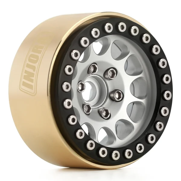INJORA 94g 황동 내부 비드락 휠 링 클램프 링은 RC 크롤러 Axial SCX10 II 90046 TRX4 VS4-10용 1.9인치 휠 림에 맞습니다. - 이미지 4