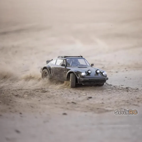 블랙: RZHOBBY 신제품 1/10 스케일 WRC9 다카르 933 랠리카 원격 조종 장난감 모델 고속 RC 오프로드 차량 시뮬레이션 디자인 - 이미지 2