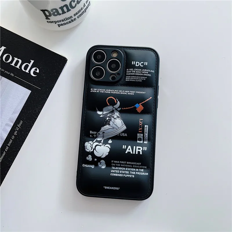 2025 다운 자켓 운동화 아이폰 11 12 13 14 15 16 프로 맥스 16PRO 7 8 플러스 X XS XR 소프트 범퍼 케이스 - 이미지 9