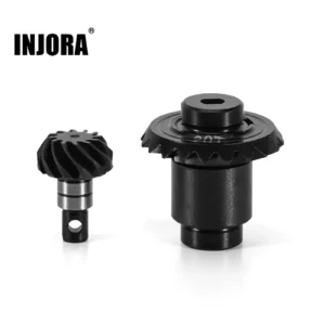 INJORA 강철 합금 오버드라이브 헬리컬 액슬 기어 세트 (1/24 RC 크롤러 FMS FCX24 FCX18 업그레이드용)