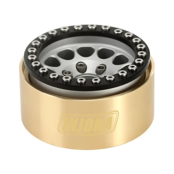 INJORA 94g 황동 내부 비드락 휠 링 클램프 링은 RC 크롤러 Axial SCX10 II 90046 TRX4 VS4-10용 1.9인치 휠 림에 맞습니다. - 이미지 3