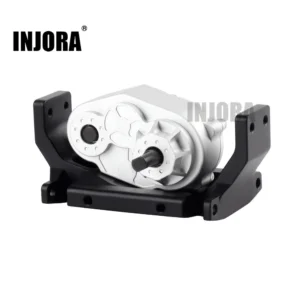 1/10 RC 크롤러 Axial SCX10 D90 D110 TF2용 72MM 마운트가 있는 INJORA Metal D90 기어박스 트랜스퍼 케이스