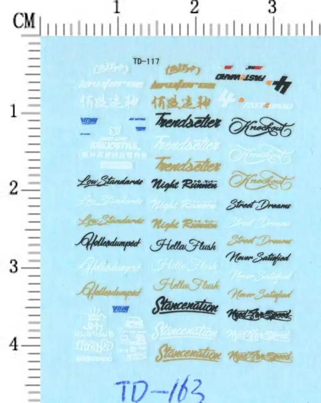 1/64 미니카 모델 바디 워터 데칼 페이퍼 스티커 헤드워드 D 후지와라 두부 가게 장식 부품 1:64 1:43 자동차 모델용 - 이미지 7