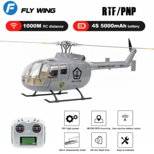 경찰 컬러링 RTF 플라이 와인보 105 H1 형 10CH60A ESC GPS 듀얼 모터 자동 안정 RC 패턴 H1 자체 안정화 RTF/PNP 단클릭 리턴 비행기