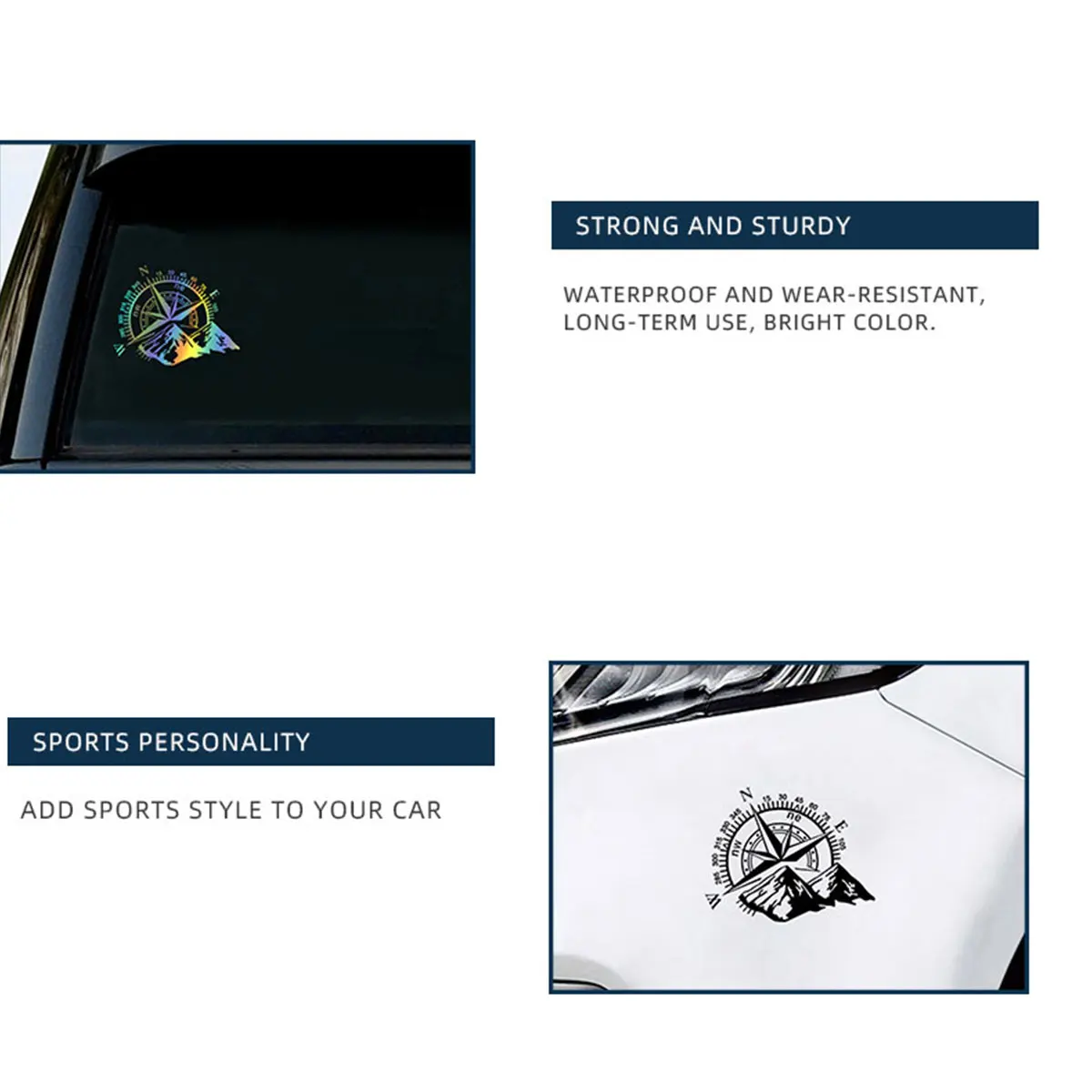 1개 오토바이 스티커 데칼 트럭 모토 클럽 바디 데코 스티커 자동차 데칼 캠핑카 자동차 액세서리 - 이미지 4