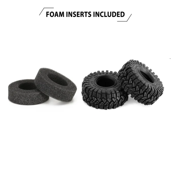 INJORA King Trekker 58*24mm 전지형 슈퍼 소프트 스티키 1.0 휠 타이어 (1/18 1/24 RC 크롤러 SCX24 AX24 TRX4M용) (T1017) - 이미지 5